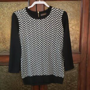 Dana Buchman Summer Knit 3/4 Sleeve Size M